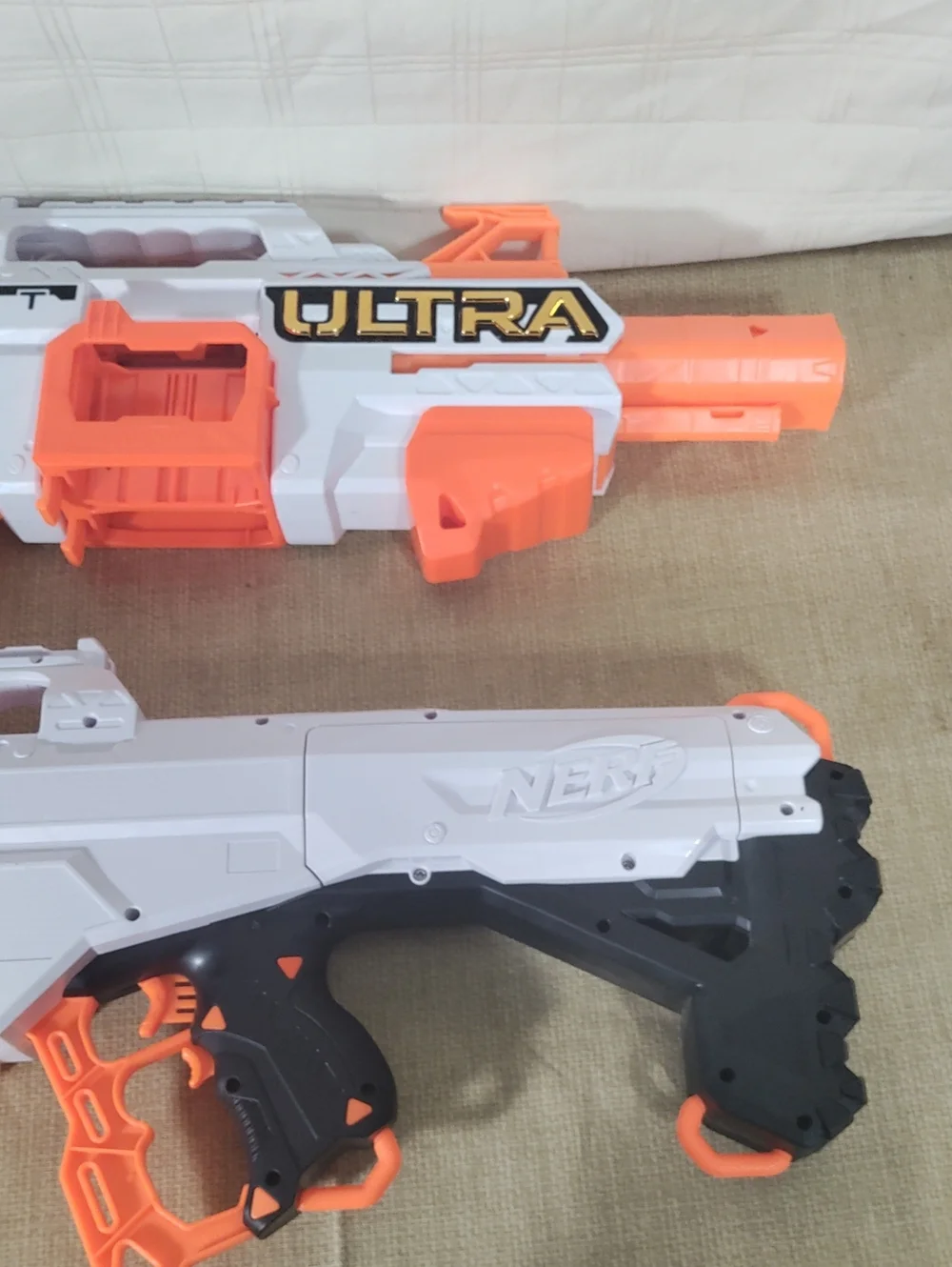 Nerf Ultra Select Fully Motorized Blaster F0958 Lot of 2 + 24 Darts (Tested)